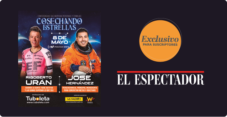 Astronauta de la NASA y Rigoberto Urán compartirán escenario en Bogotá