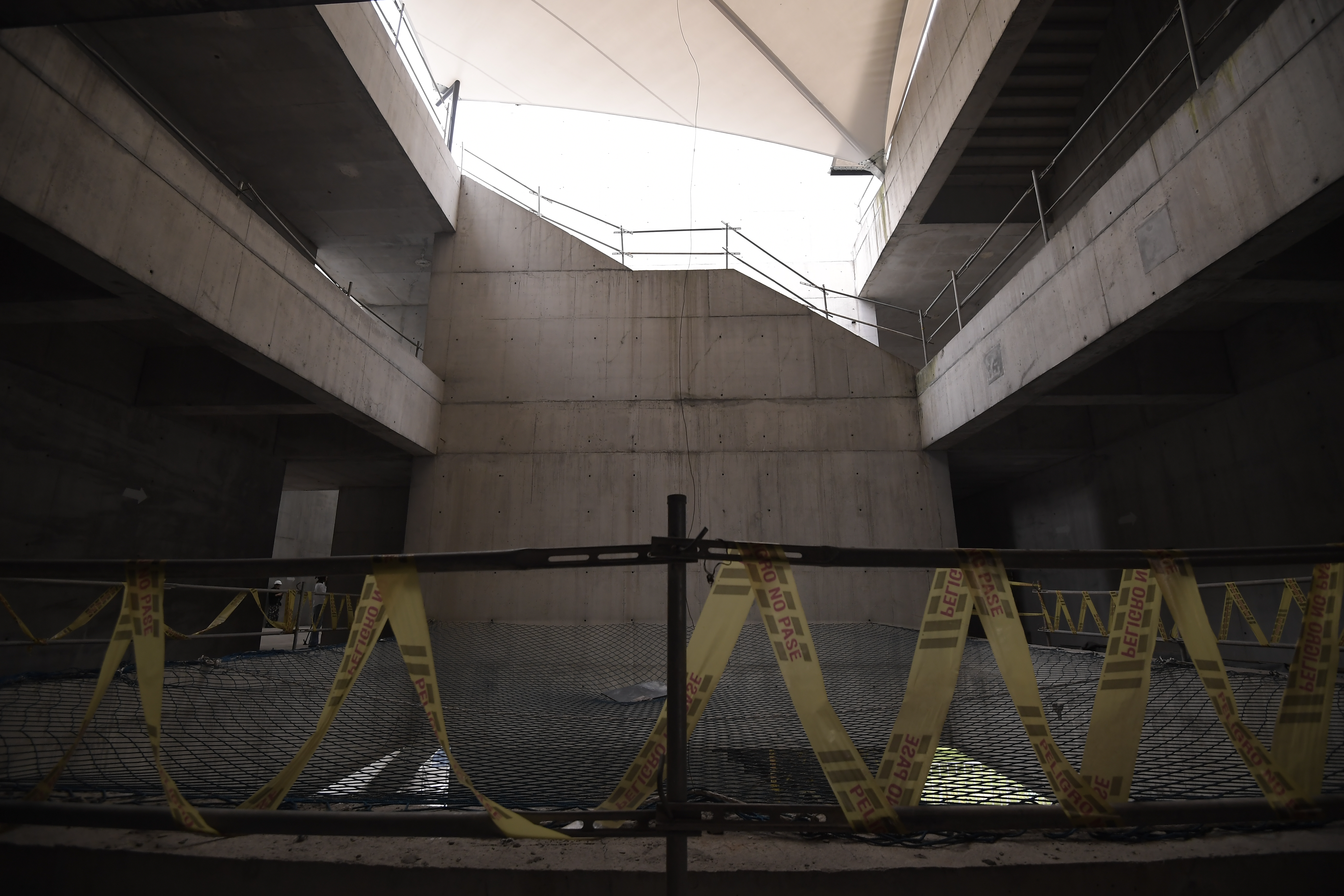 Edificio que reanudará su construcción tras tres años de parálisis.