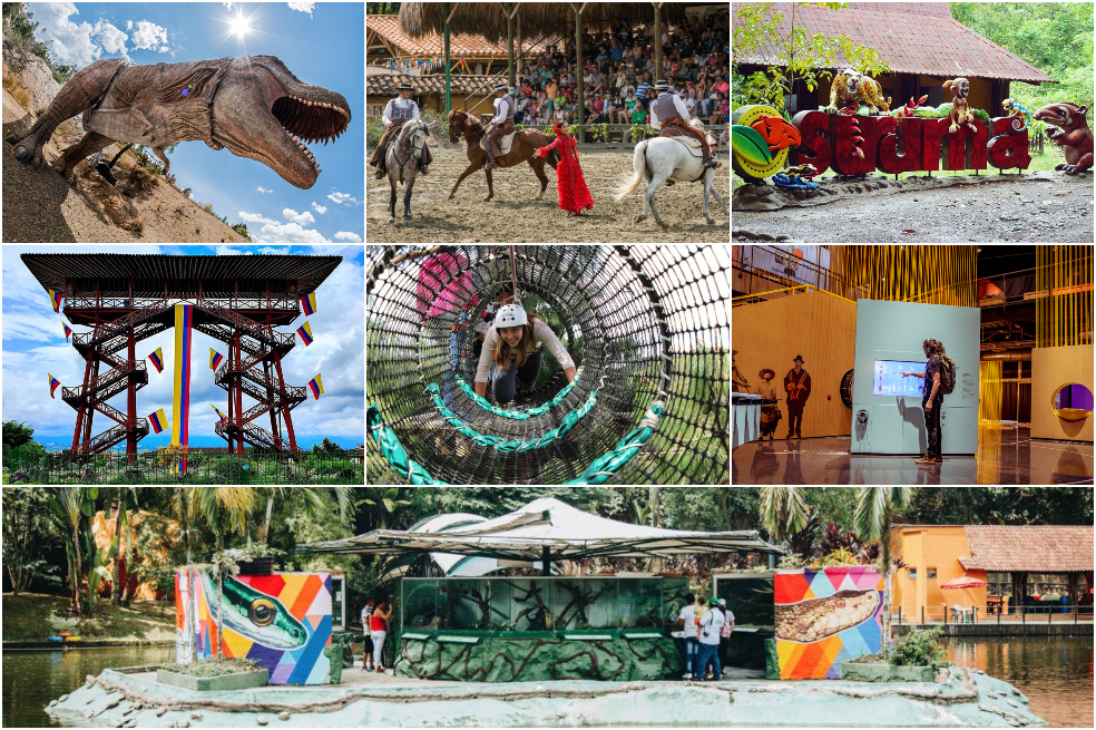 7 parques temáticos imperdibles en Colombia