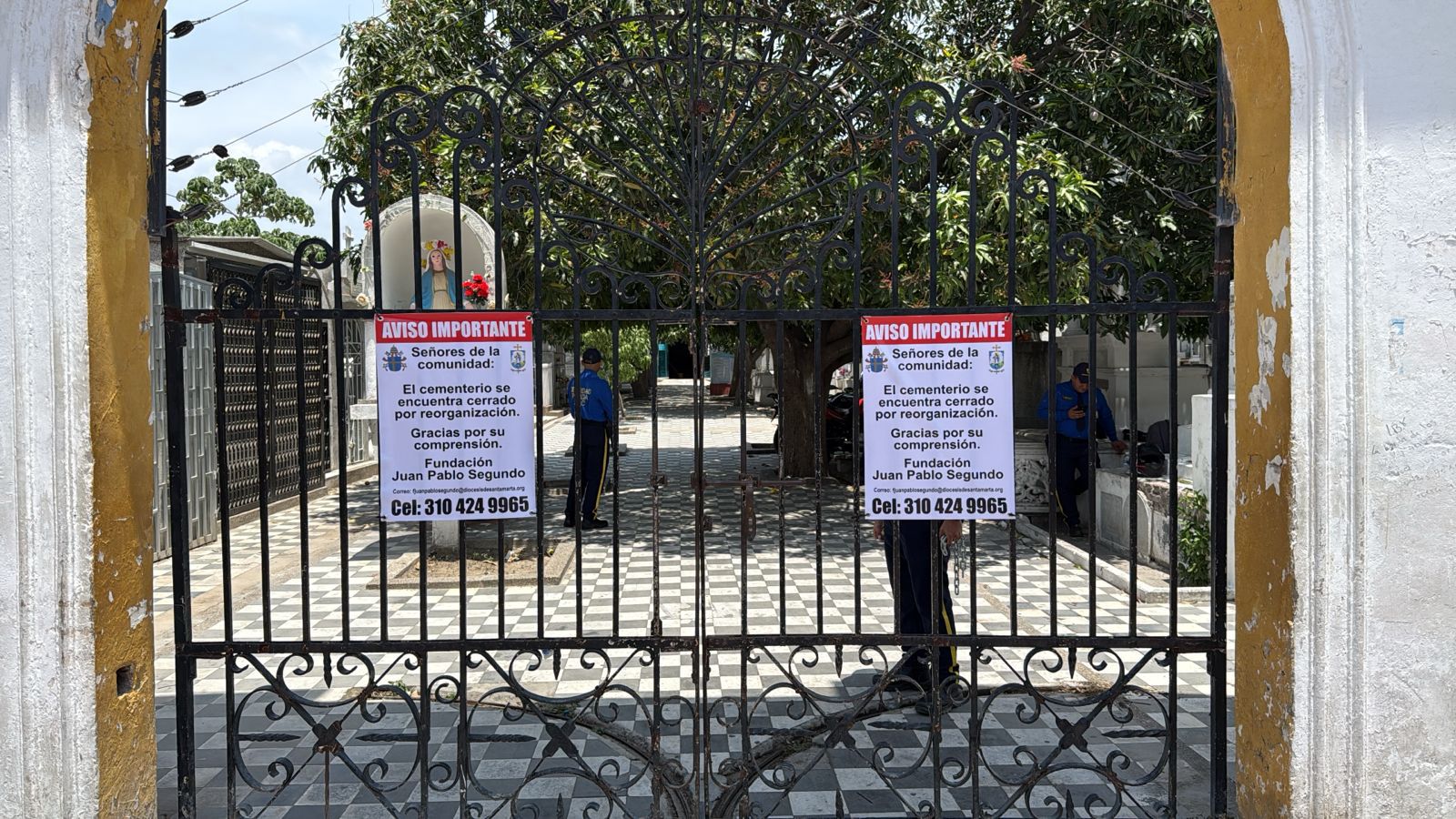 Iglesia recuperó administración del cementerio San Miguel: Policía sacó a excura del lugar
