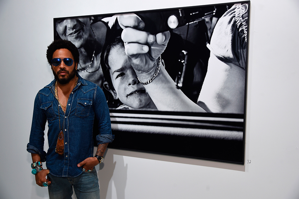 Lenny Kravitz, paparazzi de los paparazzis