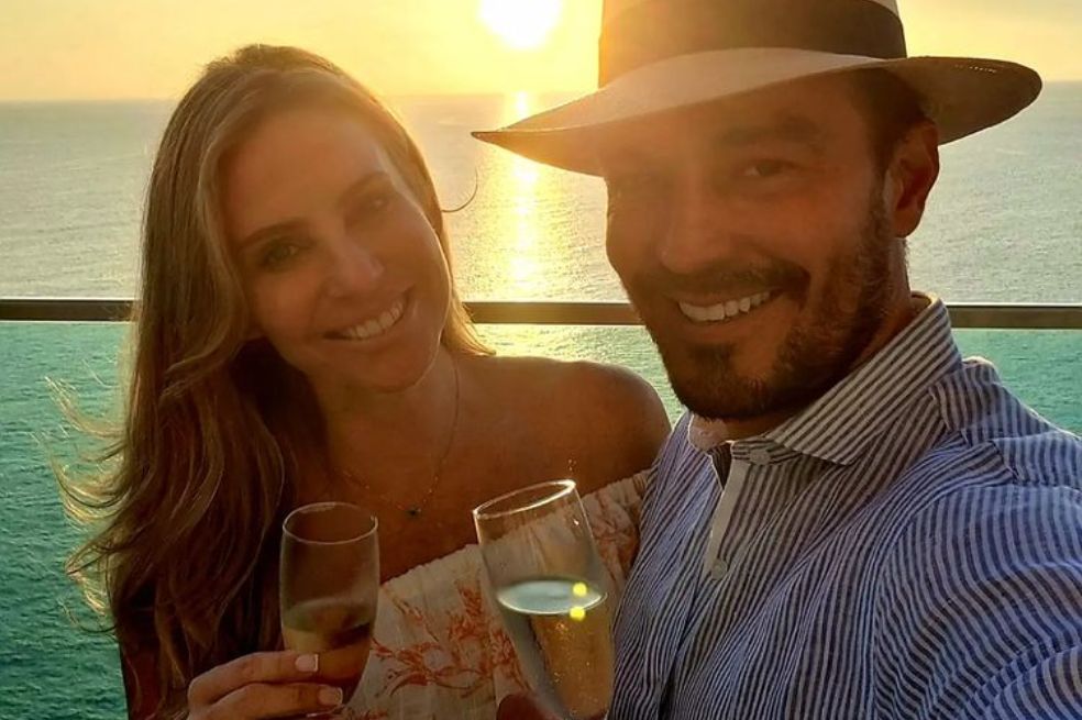 Video: Esposa de Luciano D’Alessandro lo golpeó con un vaso de vidrio en la cabeza
