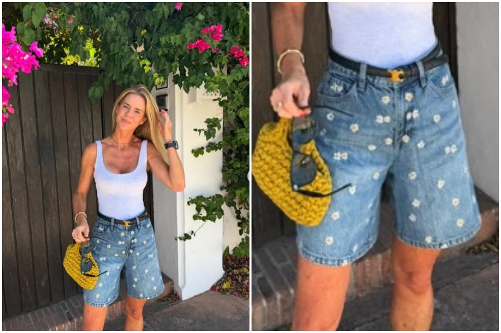 Amelia Bono y las bermudas vaqueras más bonitas: así las puede usar