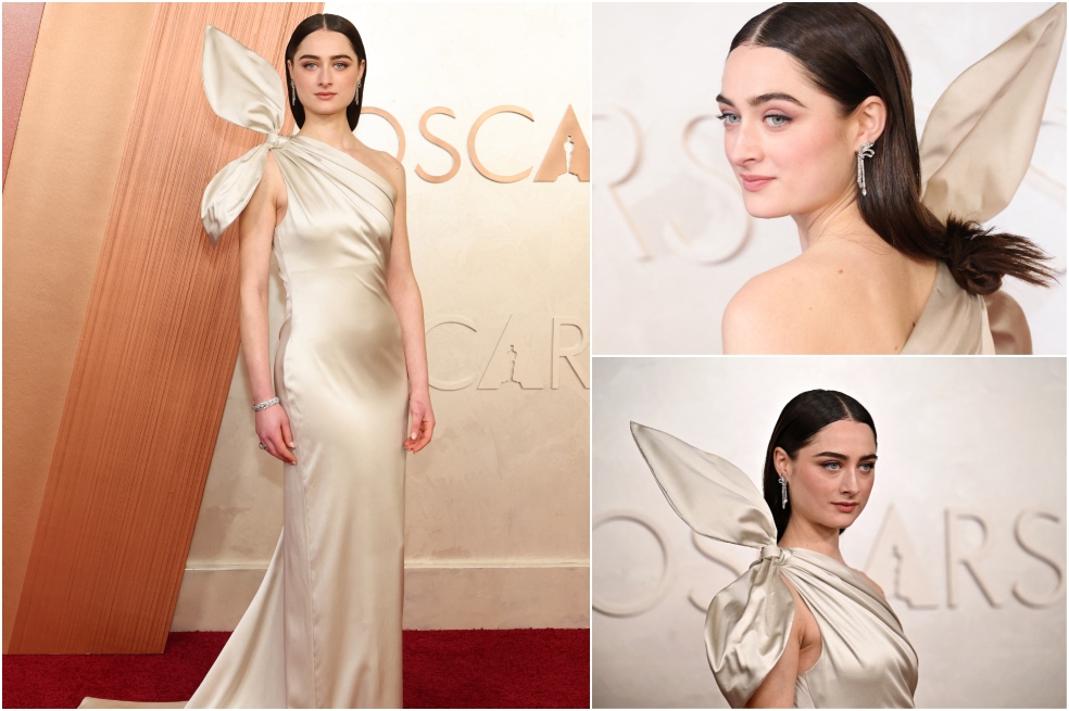 Durante la alfombra roja de los Premios Óscar 2025, los asistentes se destacaron por sus elecciones estilísticas de gala, con vestidos largos y elegantes en tonos metálicos, pasteles y negros. / AFP