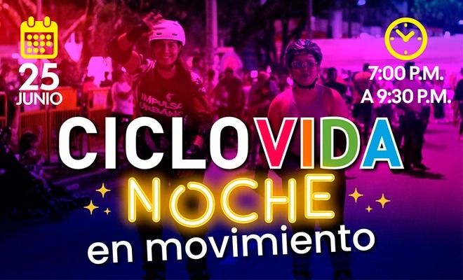 Cali tendrá una nueva jornada de la ‘Ciclovida Nocturna’ hoy: conozca los recorridos