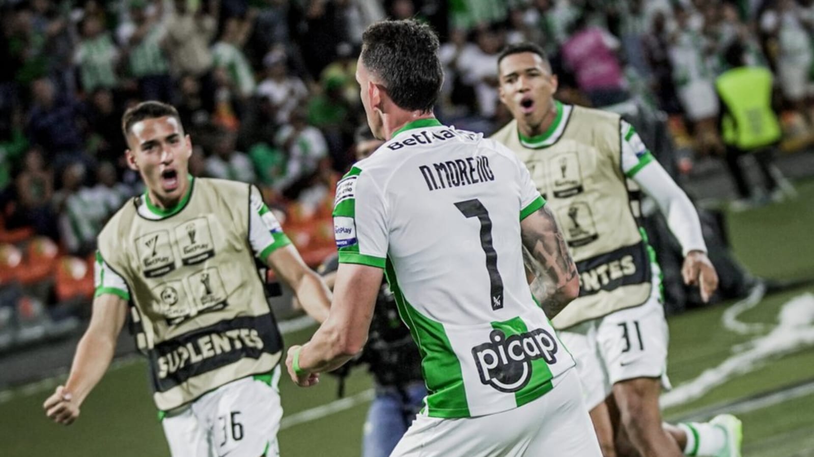 Vea los goles de la victoria de Atlético Nacional ante América en la Copa BetPlay