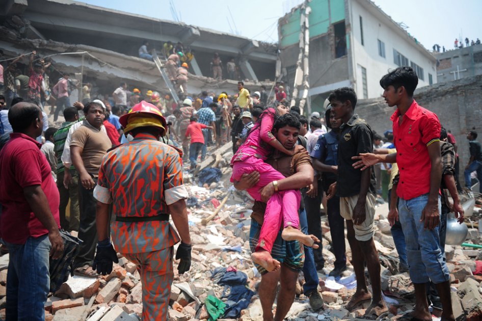 Derrumbe en Bangladesh dejó más de 76 muertos