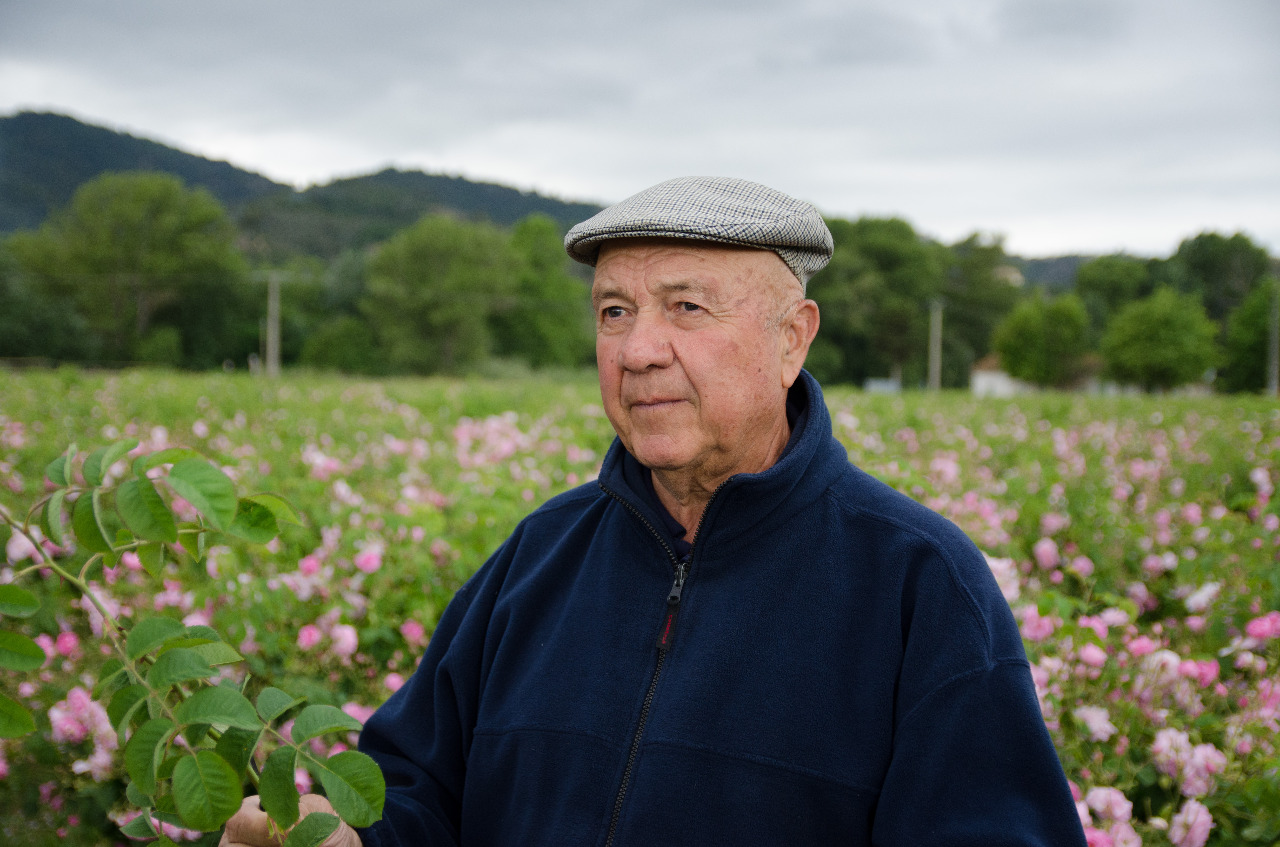 Joseph Mul, con más de 70 años, es el representante de los Mul, una familia que se ha dedicado durante décadas al cuidado de las rosas con las que se construye el Chanel N°5.