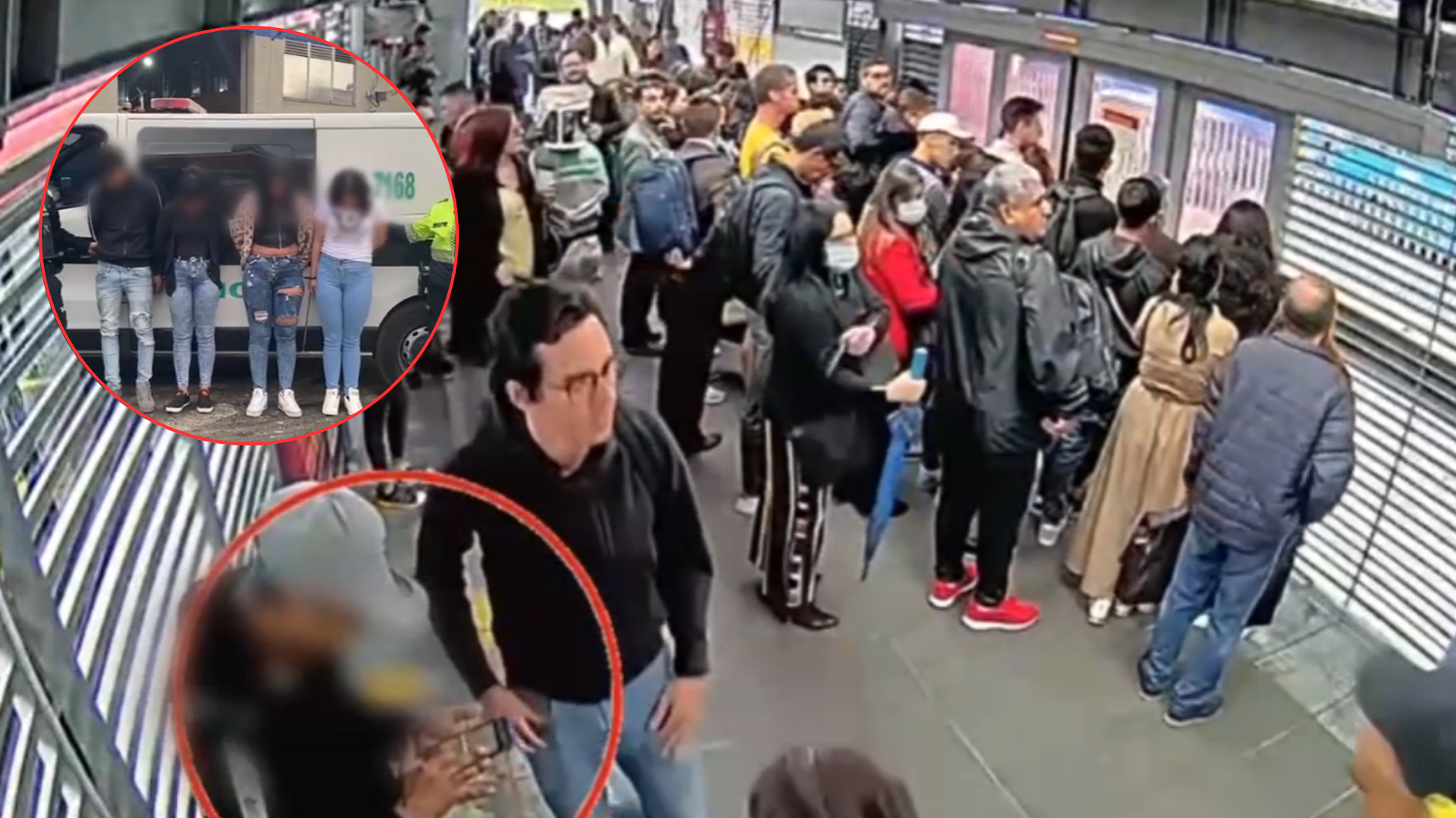 Así operaba banda dedicada al ‘cosquilleo’ en buses de Transmilenio