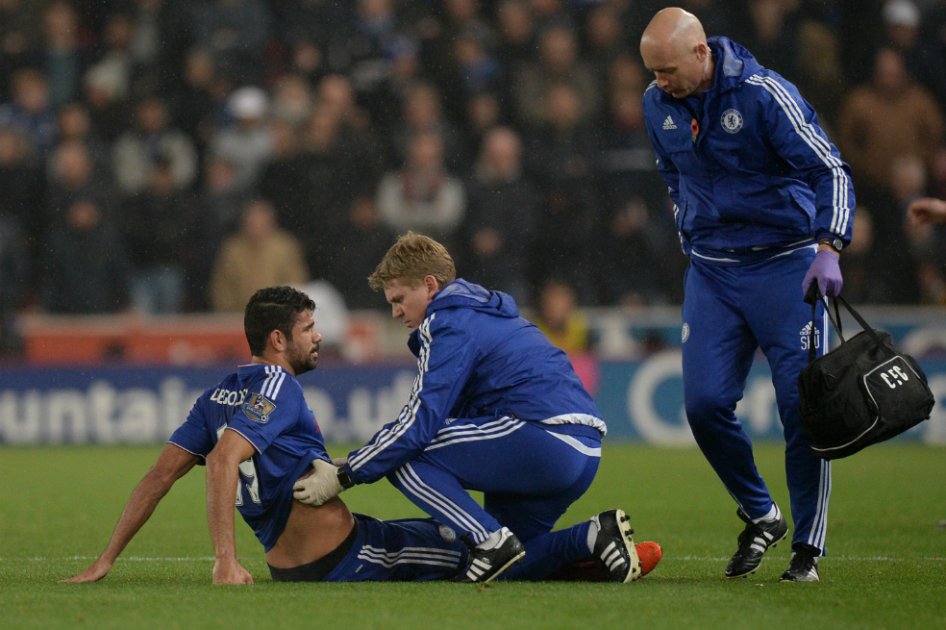 Diego Costa, en el hospital por un golpe en las costillas