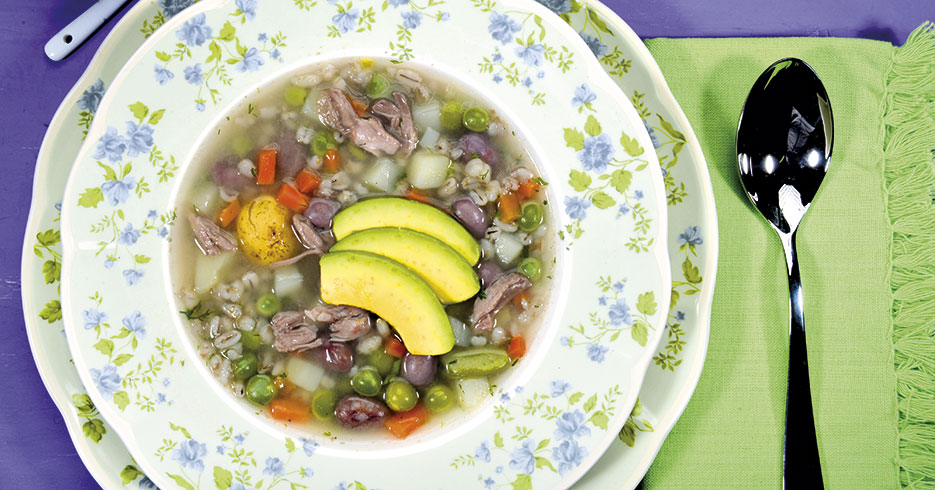 Receta del día: Cuchuco de trigo con espinazo