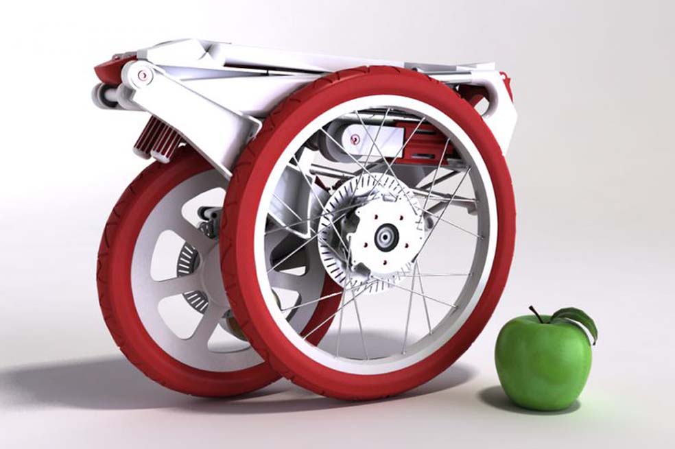 Una bicicleta que cabe en un maletín