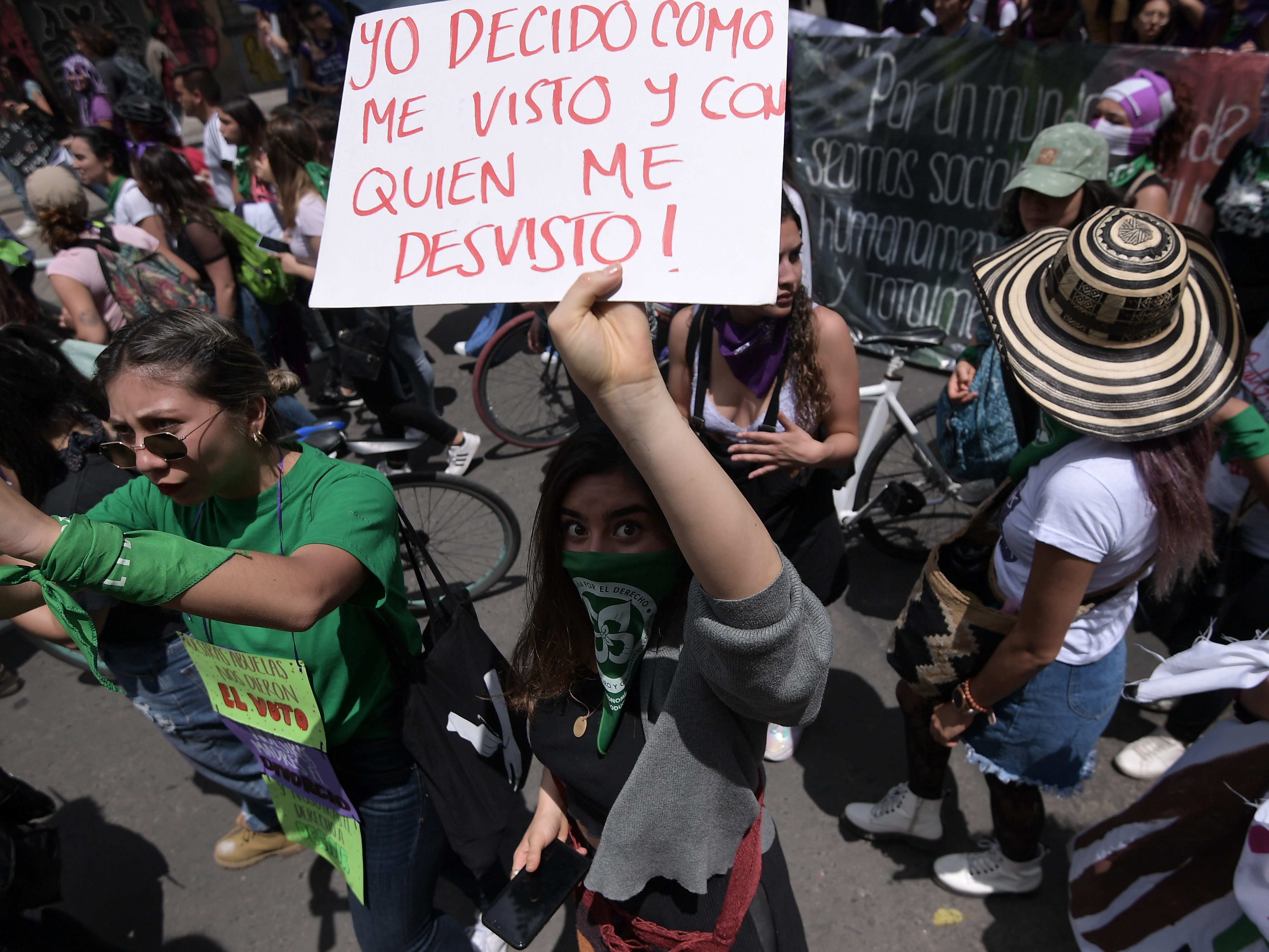 Así se movió la marcha en rechazo de presunta agresión sexual a joven en un Sitp