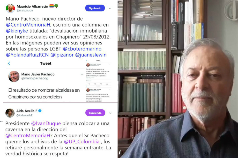 Rechazan nominación de Mario Pacheco para dirigir el Centro Nacional de Memoria