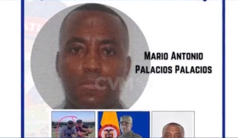 Mario Antonio Palacios, uno de los hombres más buscados por las autoridades de Haití.