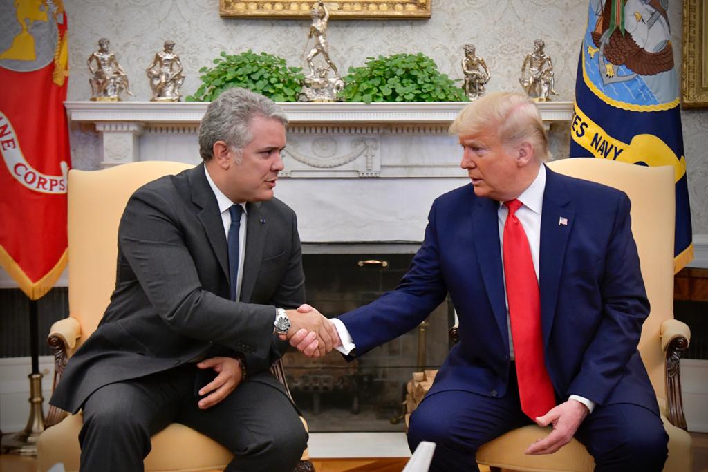 Narcotráfico y Venezuela, los temas de la reunión de Duque con Trump
