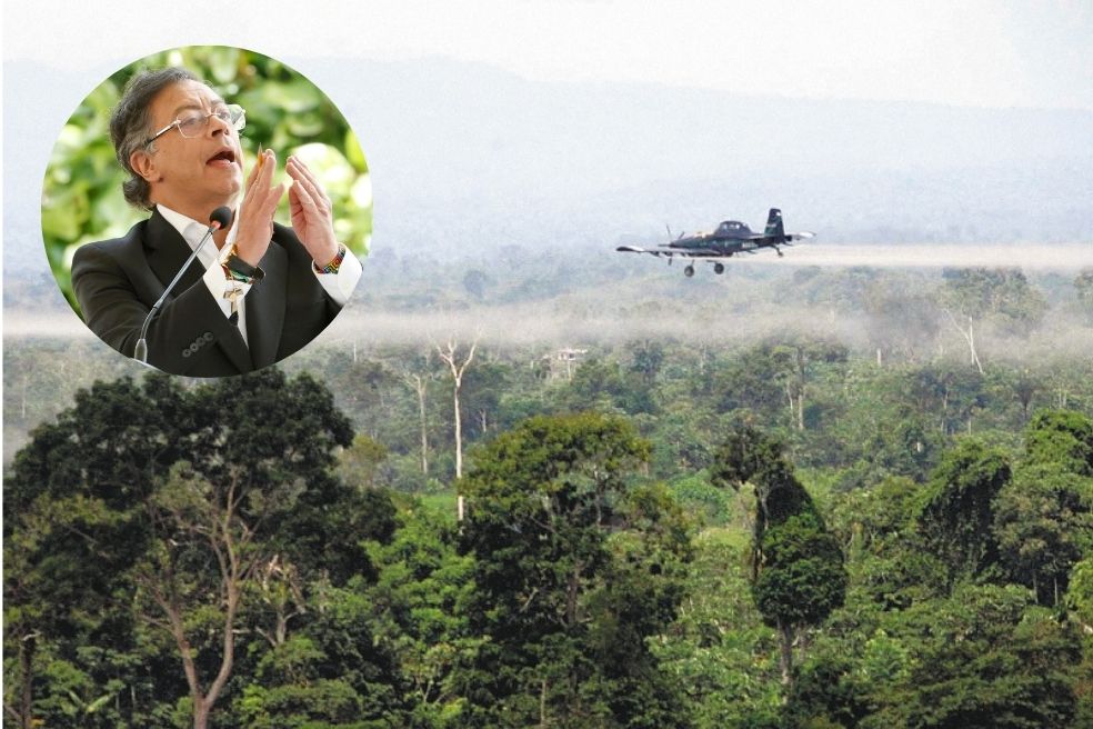 Polémica por posible regreso de la fumigación aérea tras anuncio del presidente Petro