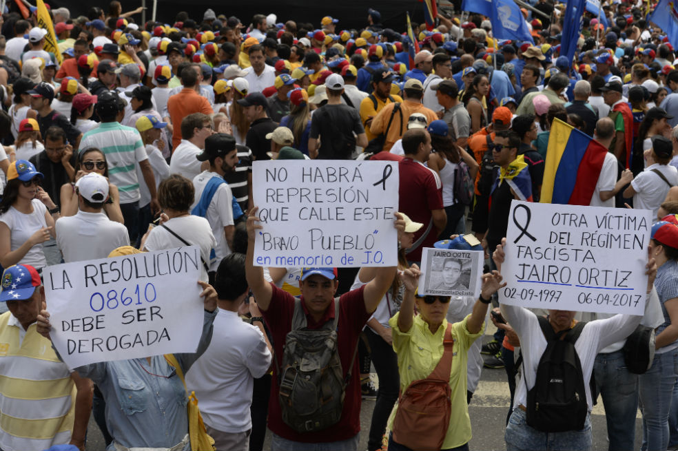 Así se viven las manifestaciones en Venezuela