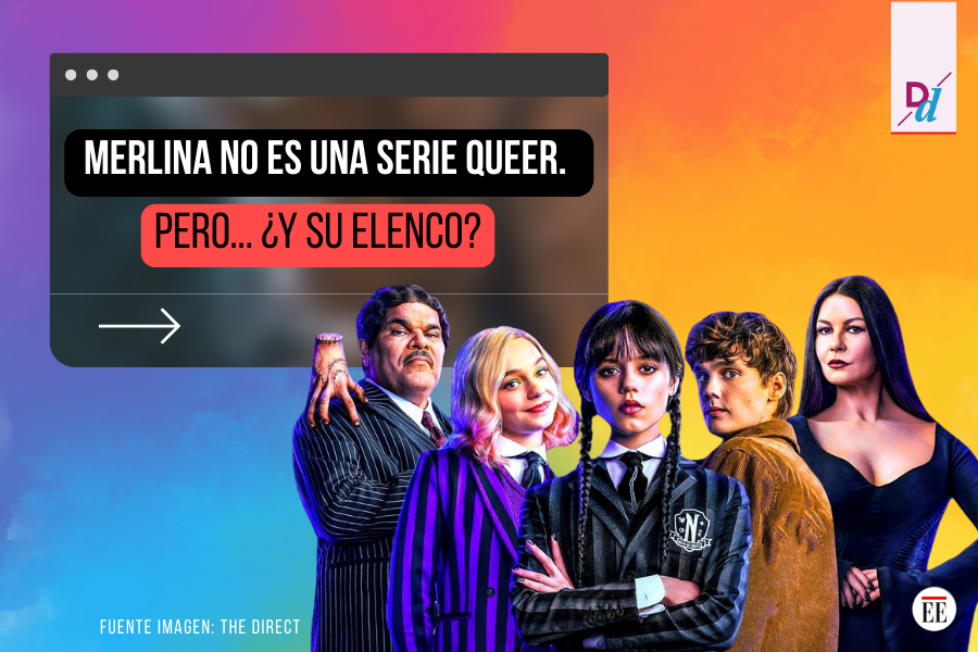 Representación LGBTIQ+ en el elenco de Merlina.