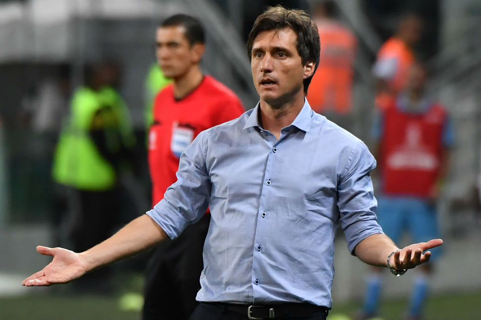 Guillermo Barros Schelotto, técnico de Boca Juniors.  / AFP
