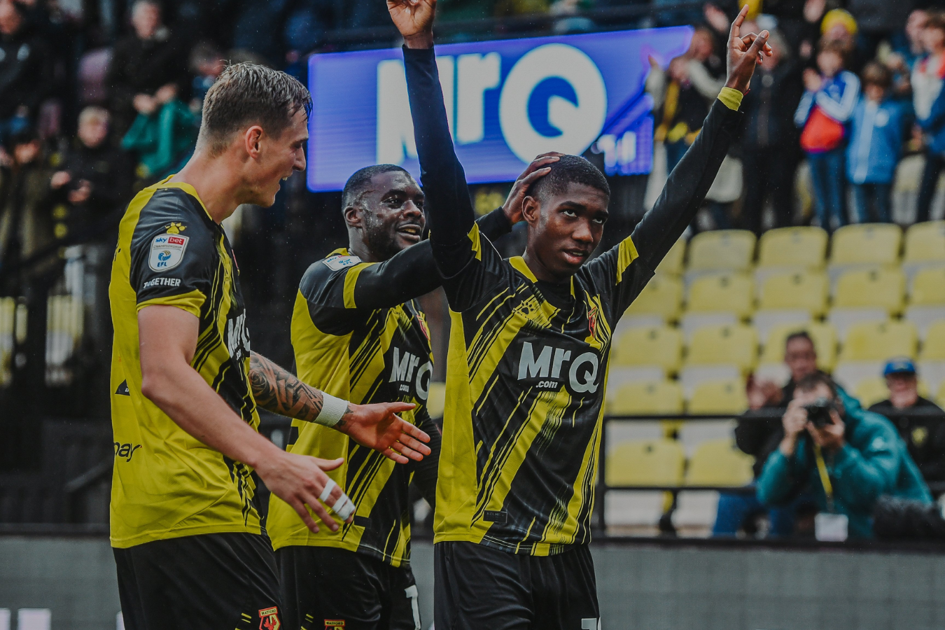 Yaser Asprilla marcó en la victoria de Watford: video