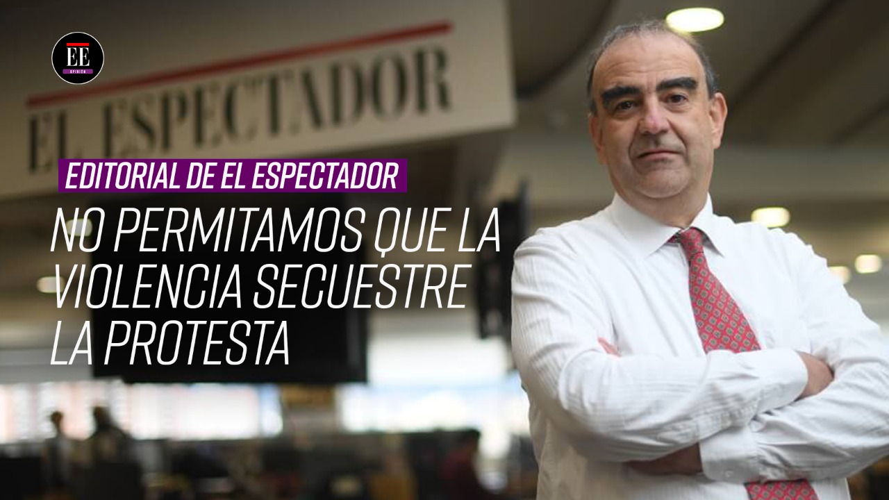 No permitamos que este grito de inconformismo sea silenciado a sangre y fuego