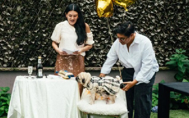 Perrita tuvo su propio “Bark Mitzvah” con bagels, bailes y mucha ternura