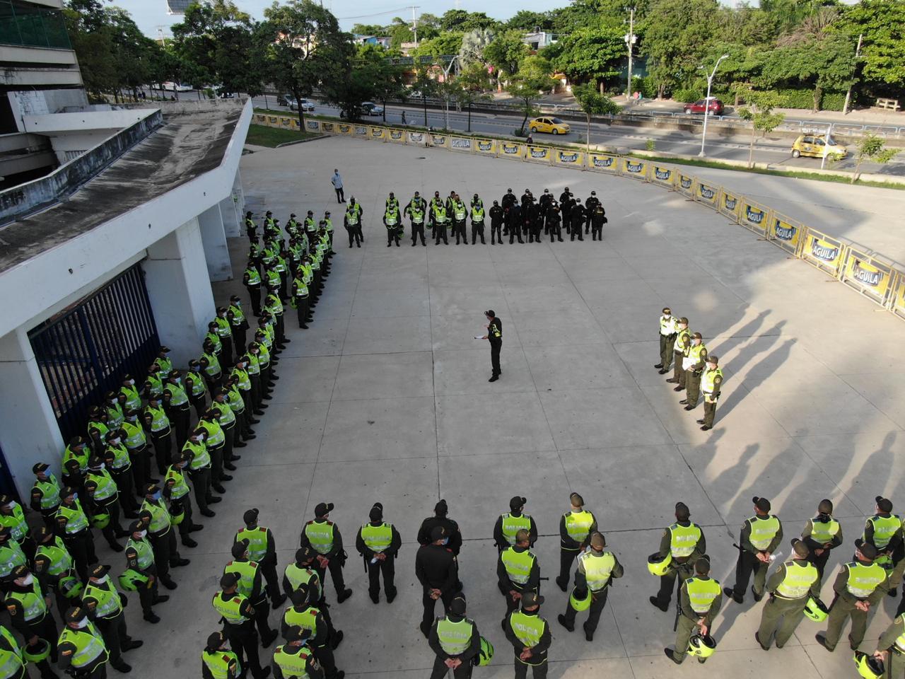 Plan de seguridad para el partido de Colombia en Barranquilla contará con 1.300 policías