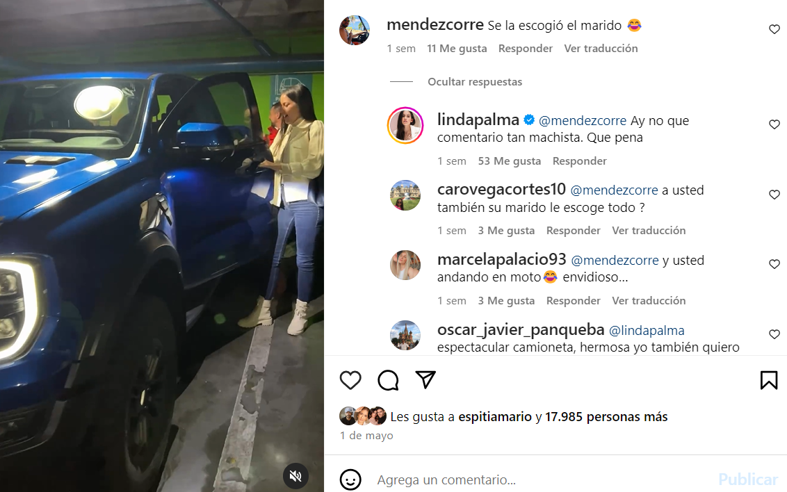 Linda Palma, de ‘Noticias Caracol’, contestó a las críticas por su nuevo carro