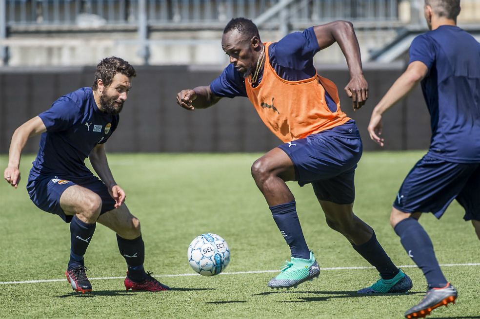 Usain Bolt y su sueño de ser futbolista
