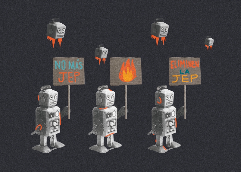 Los “bots” detrás de la cruzada digital contra la JEP (II)
