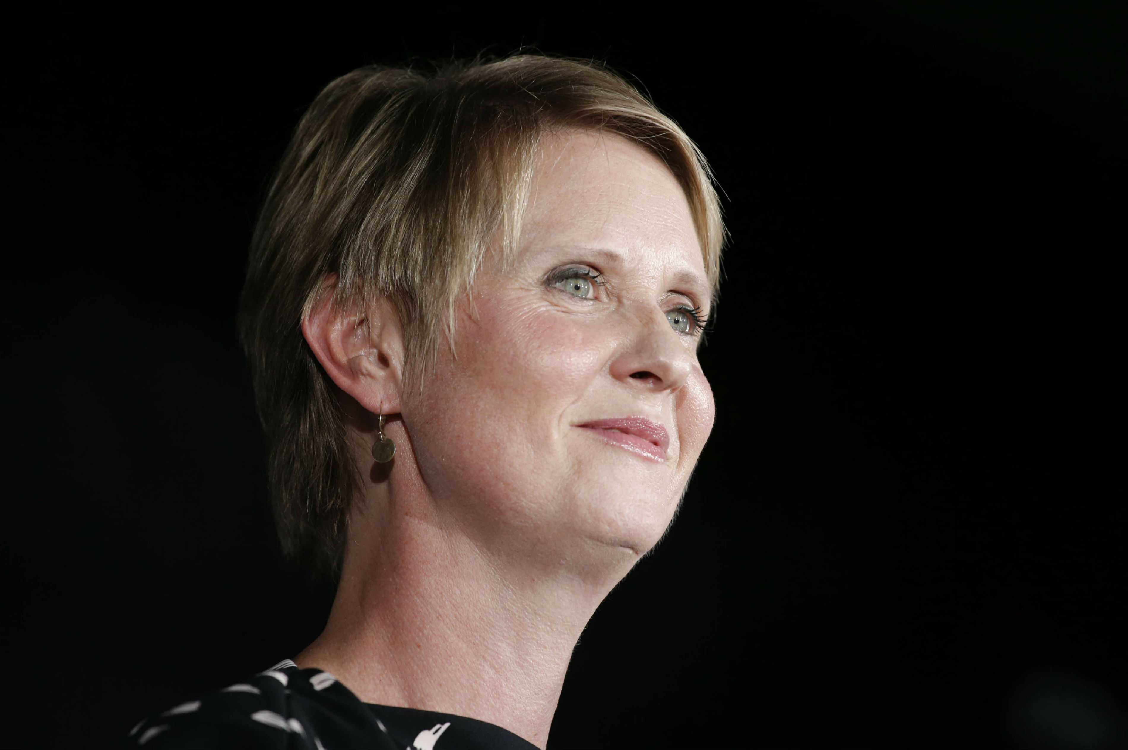 Cynthia Nixon, la actriz de “Sex and the City”, que quiso gobernar nueva York