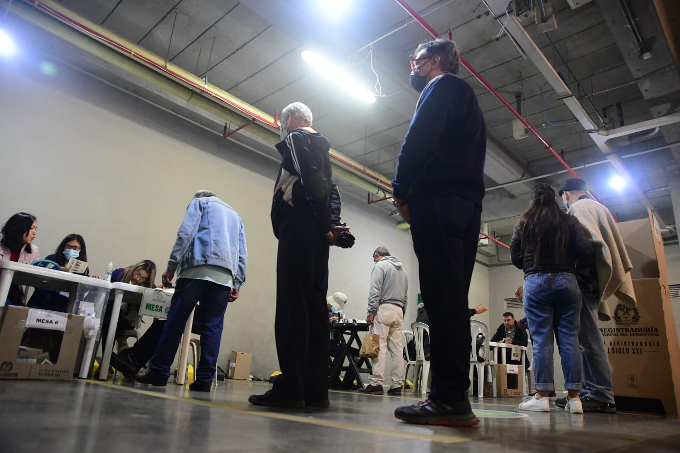 Fueron varias las escenas que se presentaron durante el desarrollo de la jornada electoral en la ciudad de Bogotá.