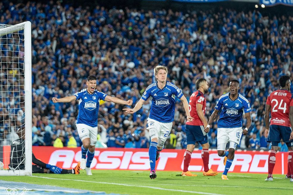 Millonarios venció a Medellín y es el primer finalista de la Liga BetPlay