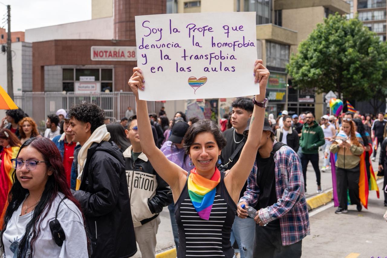 Marcha del Orgullo LGBTIQ+ 2026 en Bogotá.