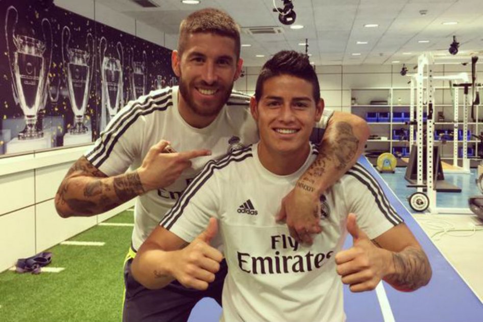 James Rodríguez continúa su rehabilitación con "buenas sensaciones"