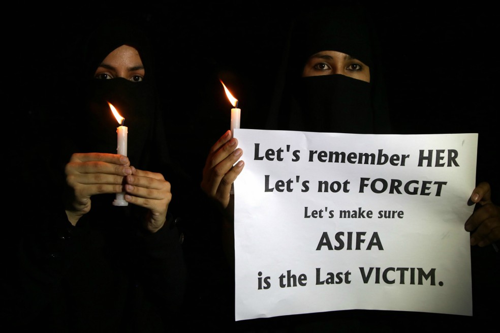 En imágenes: así fueron las protestas en India por las dos menores violadas