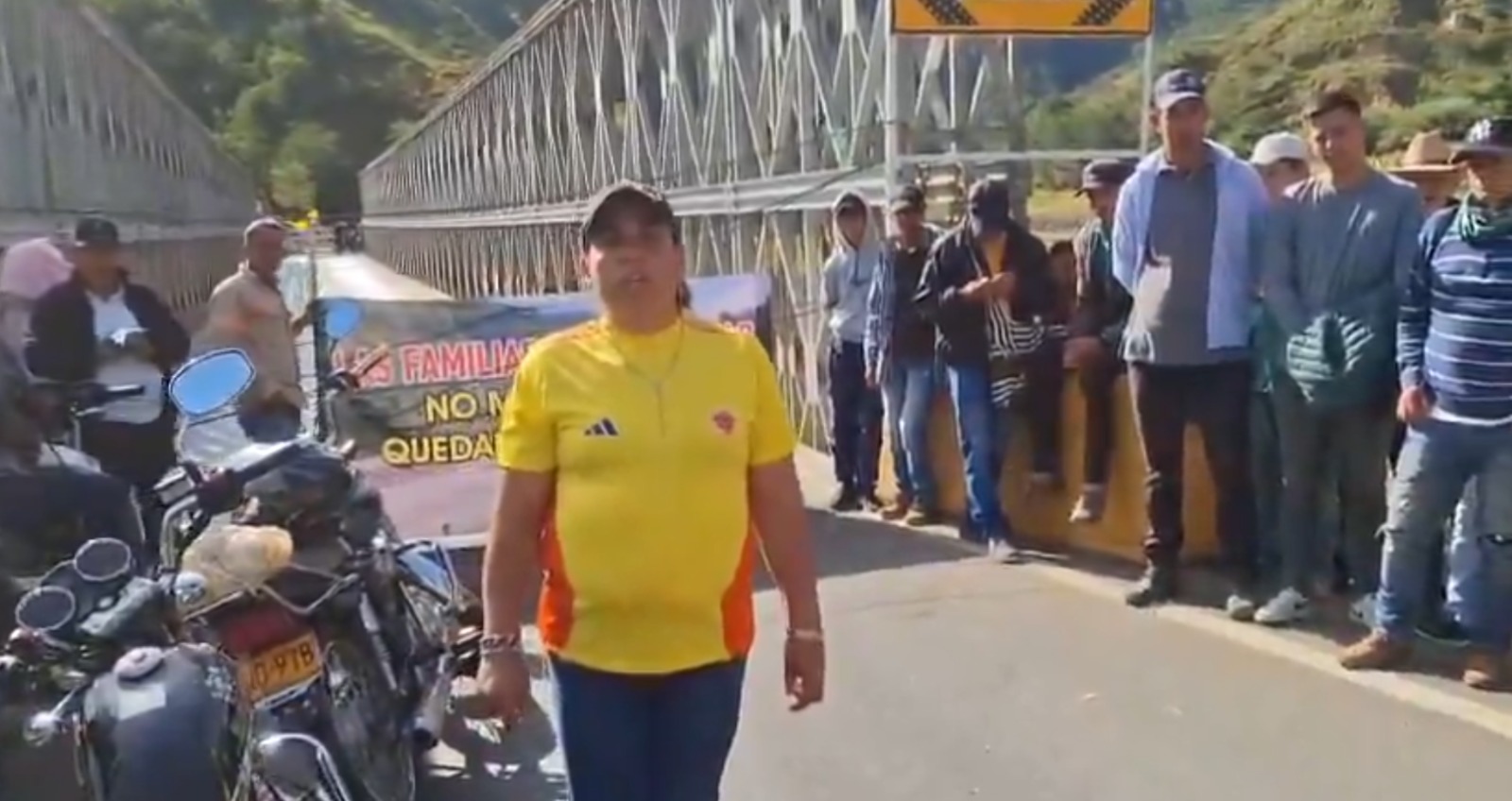 Manifestantes de El Tarrita bloquearon la carretera Ocaña-Cúcuta