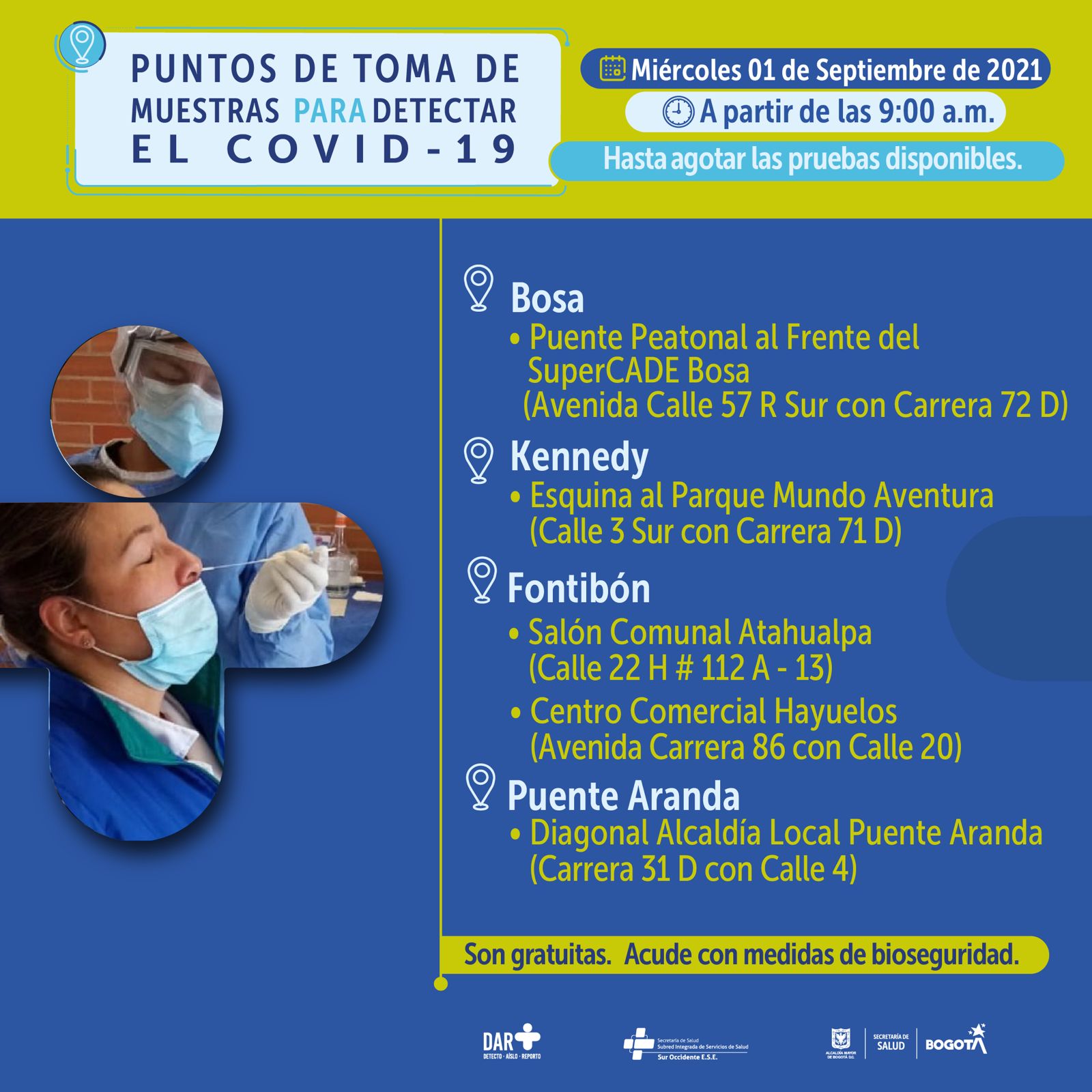 Sur / Occidente de Bogotá.
