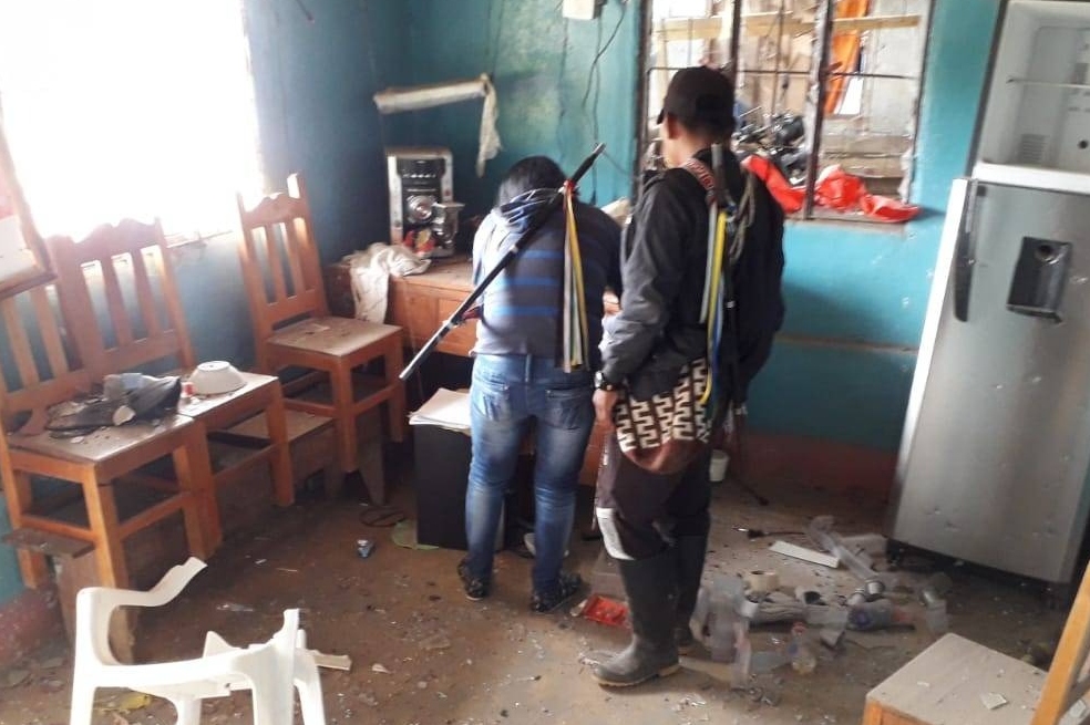 Atacaron con explosivos resguardo indígena Nasa en Íquira, Huila