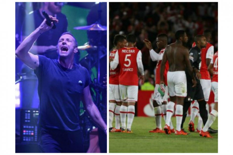 ¿Concierto de Coldplay o partido de Santa Fe?, nueva polémica