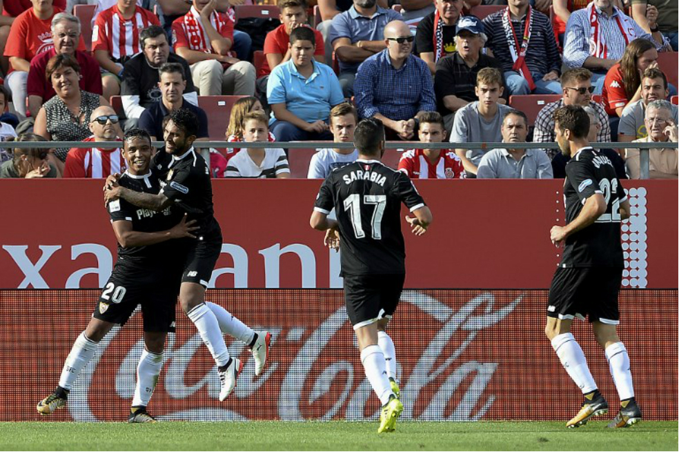 Luis Fernando Muriel anota su primer gol con el Sevilla
