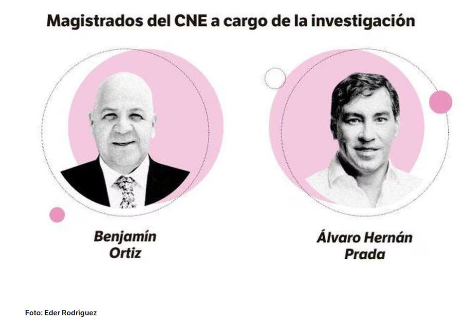 Magistrados encargados de la investigación.