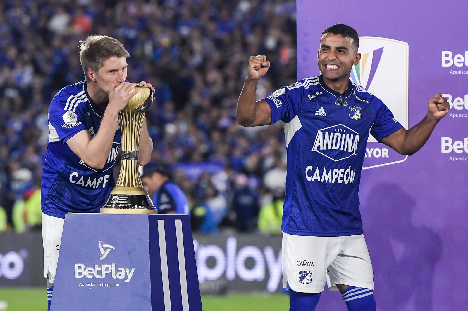Así fue el partido en el que Millonarios le ganó a Nacional la Liga BetPlay.