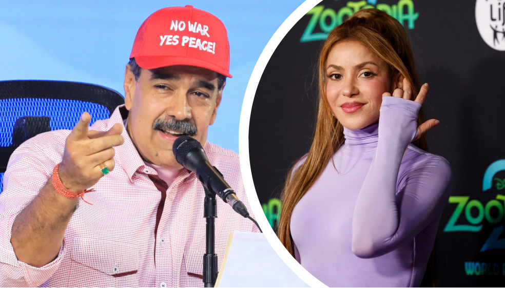 Nicolás Maduro y Shakira.