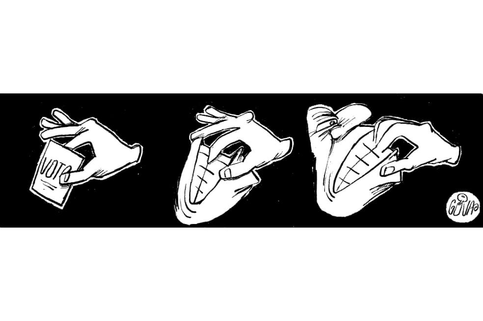 Muerden la mano – El 1, 2, 3
