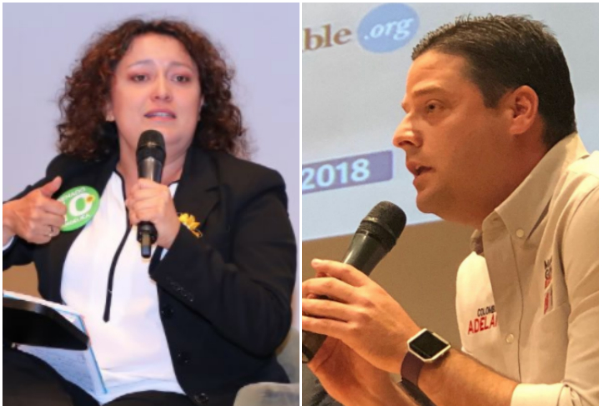 El duro choque entre Angélica Lozano y Mauricio Gómez Amín