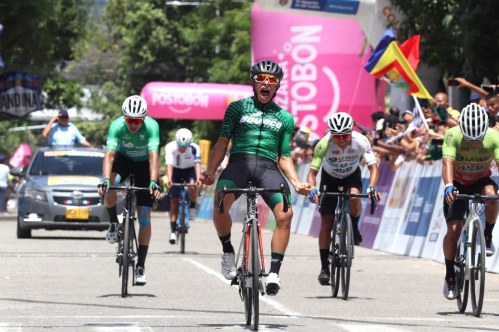 Sexta etapa de la Vuelta a Colombia: Juan Pablo Sosa ganó desde la fuga