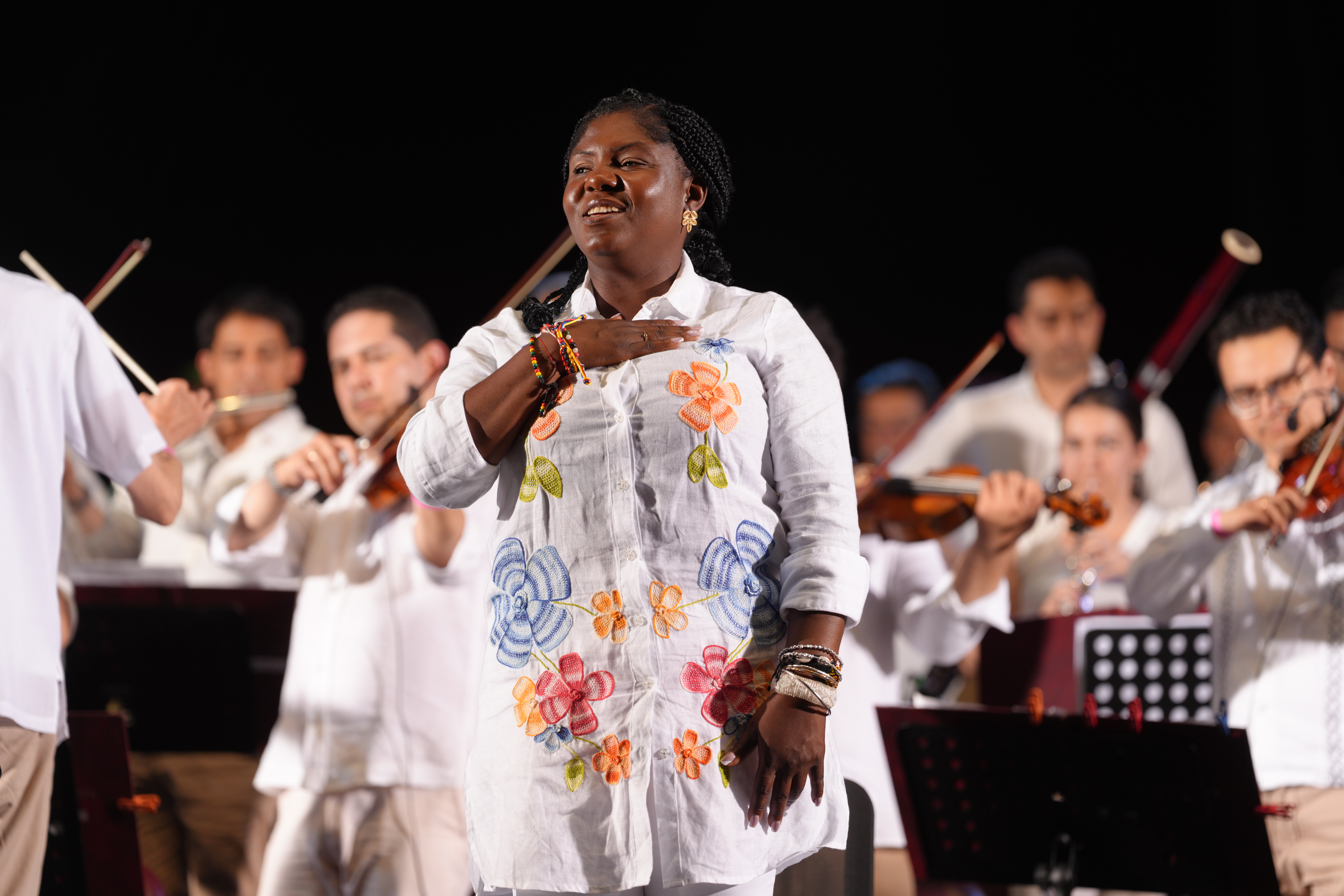 Francia Márquez, vicepresidenta de Colombia, quien estará encargada del Ministerio de la Igualdad y la Equidad.