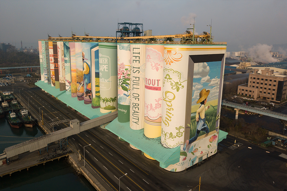 Así se ve el mural al aire libre más grande del mundo